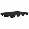vidaXL Ersatzdach f&uuml;r Hollywoodschaukel Schwarz 150/130x105/70 cm