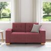vidaXL Loveseat-Sofa Weinrot 160x77x82 cm Stoff