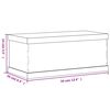 vidaXL Vitrine Transparent 34x16x14 cm Acryl