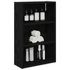 vidaXL Badezimmer-Wandschrank Schwarze Eiche 40 x 16 x 62,5 cm