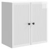 vidaXL Wandschrank 59 x 31 x 60 cm Holzwerkstoff Hochglanz Wei&szlig;