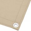 vidaXL Balkon-Sichtschutz Beige 90x1000 cm 100 % Polyester-Oxford