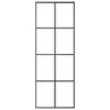 vidaXL Schiebet&uuml;r mit Beschlag 76x205 cm ESG-Glas & Aluminium