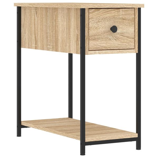 vidaXL Nachttisch Sonoma-Eiche 30x60x60 cm Holzwerkstoff