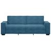 vidaXL 3-Sitzer-Sofa Blau 220x78x84 cm Samt