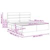 vidaXL Bettrahmen Graues Sonoma 200 x 200 cm Massives Kiefernholz
