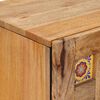 vidaXL Sideboard mit Speicher Natur 40 x 33,5 x 75 cm Massivholz Mango