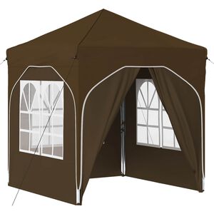 vidaXL Pop-up Partyzelt 192 x 192 x 245 cm Taupe
