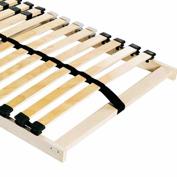 vidaXL Lattenrost Braun 90 x 190 cm Massives Buchenholz