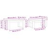 vidaXL Kaffeetisch Set 2 pcs Altholz Holzwerkstoff