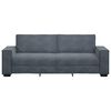 vidaXL 3-Sitzer-Sofa Dunkelgrau 180 cm Samt