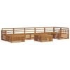vidaXL Outdoor-Sofagarnitur 8 stk. Natur