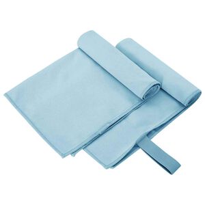 vidaXL Sporthandt&uuml;cher 2 pcs Blau 50 x 30 cm Polyester und Polyamid