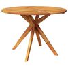 vidaXL Gartentisch 110x110x75 cm Massivholz Akazie