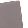 vidaXL Esszimmerstühle 2 pcs Taupe 57 x 67 x 95 cm Stoff