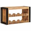 vidaXL Weinregal Braun 100 x 45 x 33 cm Massives grobes Mangoholz
