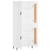 vidaXL Highboard Wei&szlig; 69,5x34x180 cm Holzwerkstoff