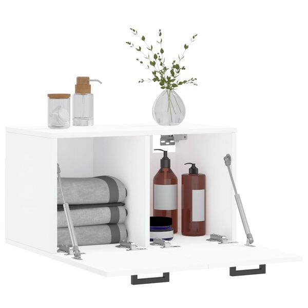 vidaXL Wandschrank Wei&szlig; 60x36,5x35 cm Holzwerkstoff