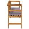 vidaXL Rosenbank Natur 157 x 46 x 82,5 cm Massivholz Akazie