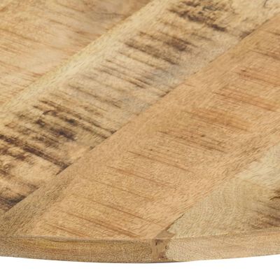 vidaXL Tischplatte Massivholz Mango Rund 15-16 mm 60 cm