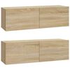 vidaXL 5-tlg. TV-Schrank-Set Sonoma-Eiche Holzwerkstoff