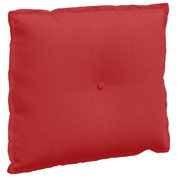 vidaXL R&uuml;ckenkissen Rot 60 x 19 x 50 cm Stoff