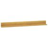 vidaXL Wandregale 2 Stk. 110x10x10 cm Massivholz Teak