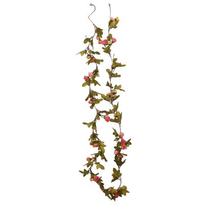 vidaXL Künstliche Blumengirlanden 6 Stk. Rose 215 cm
