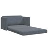 vidaXL Klappsofa Bett Dunkelgrau 124 x 71 x 78 cm Samt