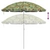 vidaXL Strandparasol Tarnung 161 x 193 cm Polyester