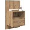 vidaXL Nachttisch 2 pcs Artisan-Eiche 50 x 32.5 x 80cm Holzwerkstoff
