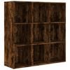 vidaXL B&uuml;cherschrank R&auml;uchereiche 98x29x97,5 cm