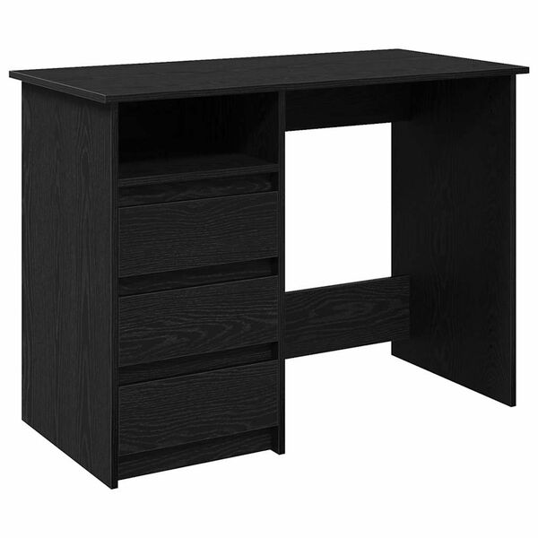 vidaXL Schreibtisch Schwarz 102x50x75 cm Holzwerkstoff