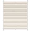 vidaXL Plissee Faltrollo Rollo Plisseerollo 100x125cm Creme