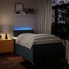 vidaXL Boxspringbett mit Matratze Blau 120x190 cm Stoff