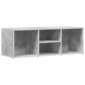 vidaXL Schuhbank Betongrau 102x35x35 cm Holzwerkstoff