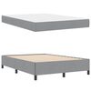 vidaXL Boxspringbett Hellgrau 140 x 190 cm Stoff