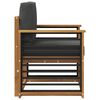 vidaXL Outdoor-Sofagarnitur mit Kissen Natur 71 x 63 x 73 cm
