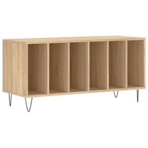 vidaXL Plattenschrank Sonoma-Eiche 100x38x48 cm Holzwerkstoff