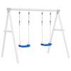 vidaXL Schaukelsitze mit Seilen 2 Stk. Blau 38x16 cm Polyethene