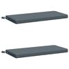 vidaXL 2-teilige Bankkissen SOEST 2 stk. 100 % Polyester Blau