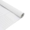 vidaXL Fensterfolien Matt Wei&szlig; PVC