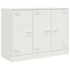 vidaXL Sideboard Wei&szlig; 99x39x73 cm Stahl