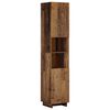 vidaXL Badezimmerschrank Altholz 36,5 x 38 x 180 cm Holzwerkstoff