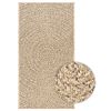 vidaXL Teppich ZIZUR 100x200 cm Jute-Optik Indoor und Outdoor