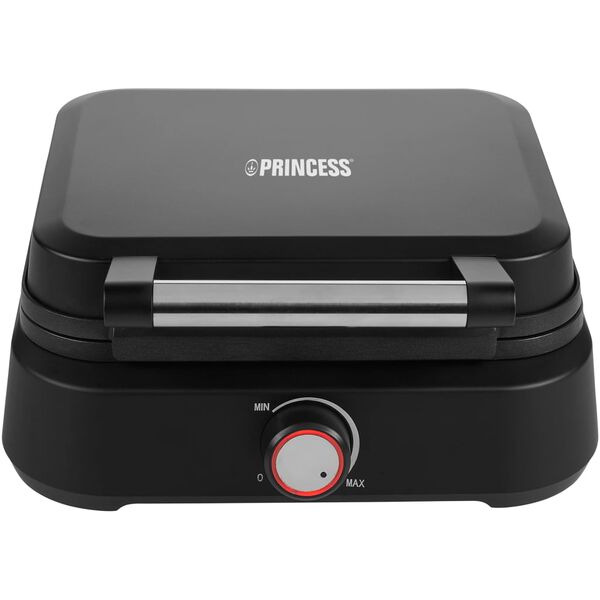 Princess Waffeleisen f&uuml;r Belgische Waffeln Deluxe 1500 W Matt-Schwarz