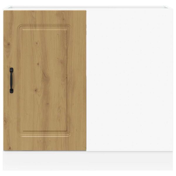 vidaXL K&uuml;chenunterschrank Kalmar Artisan-Eiche Holzwerkstoff