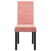 vidaXL Esszimmerst&uuml;hle 6 Stk. Rosa Samt
