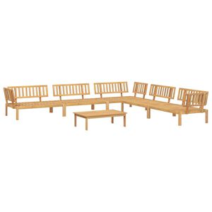 vidaXL 6-tlg. Garten-Sofagarnitur aus Paletten Massivholz Akazie