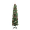 vidaXL Künstlicher Weihnachtsbaum mit 300 LEDs mit Ständer Grün 210 cm